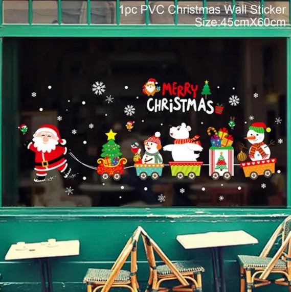Festive Christmas Wall and Window Stickers - Image 35