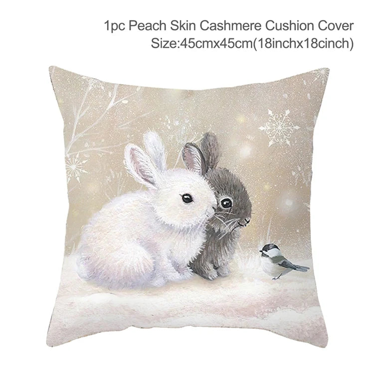 Festive 45cm Christmas Pillowcase Cushion Cover - Image 24