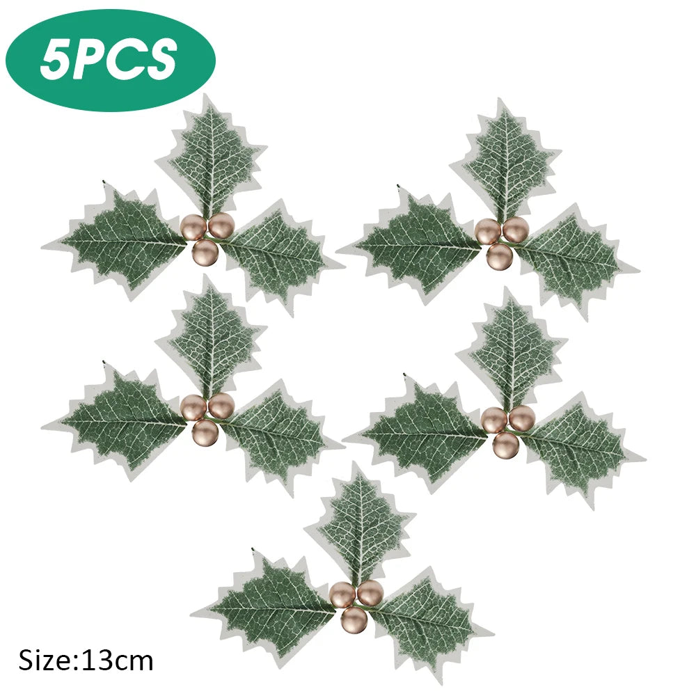 Enchanting LED Christmas Garland with Red Berries - Image 6