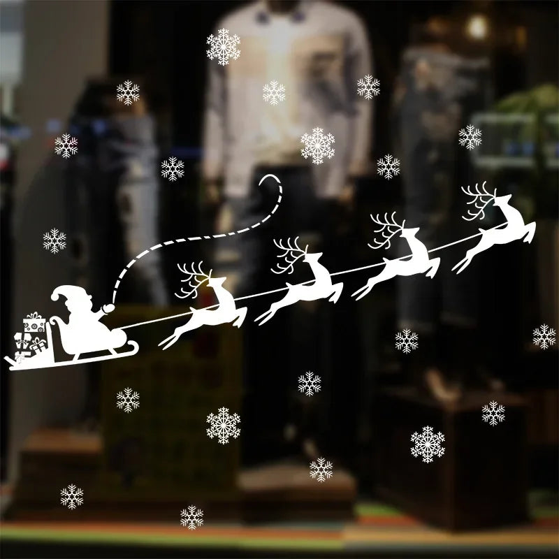 Festive Christmas Window Stickers - Santa & Friends - Image 17