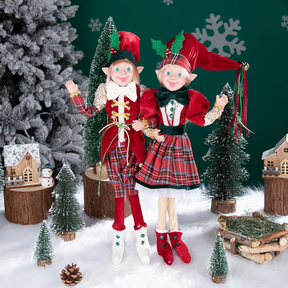 Festive Handmade Plush Elf Dolls - Perfect Gift! - Image 42