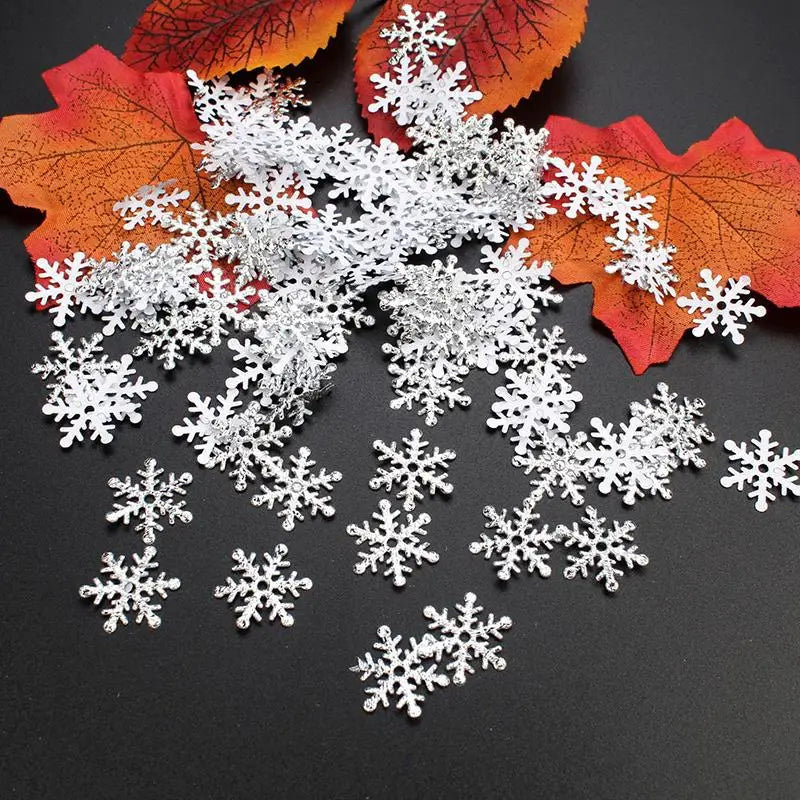 Festive Snowflake Confetti for Holiday Decor - Image 10