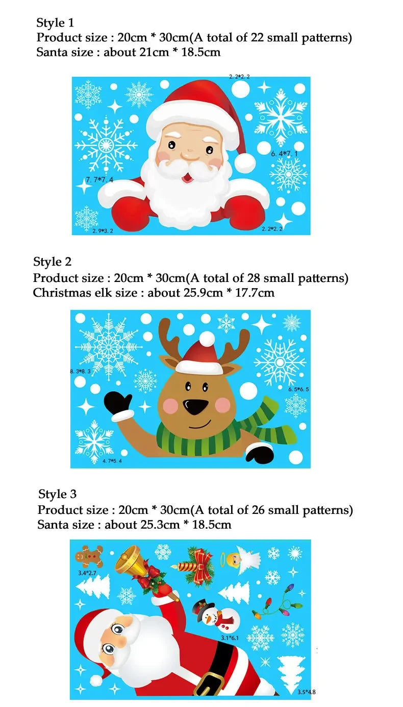 Festive Snowflake Window Decals for Christmas Cheer - Image 31