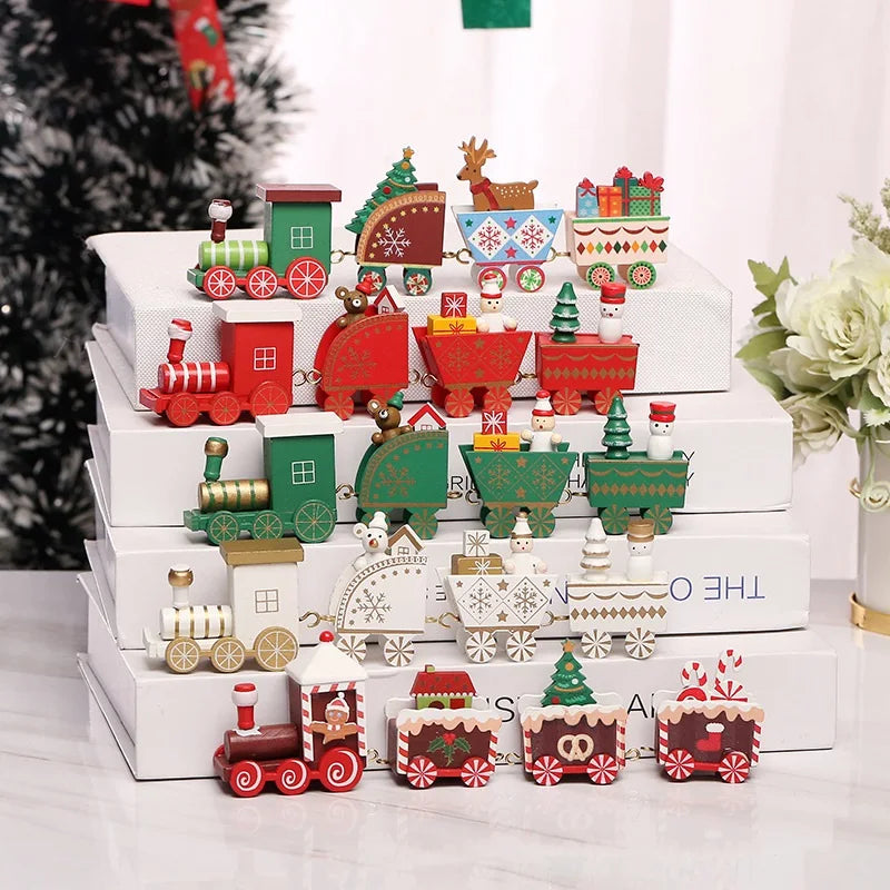Festive Christmas Train Decor for Home Cheer - Image 5