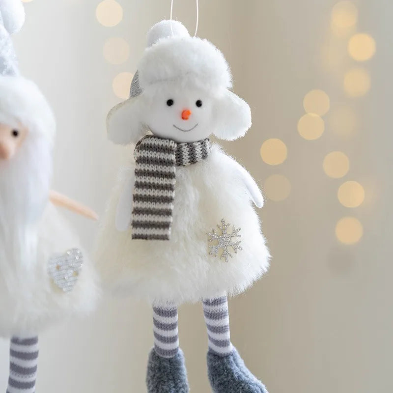 Charming Plush Angel Ornament for Christmas Decor - Image 7