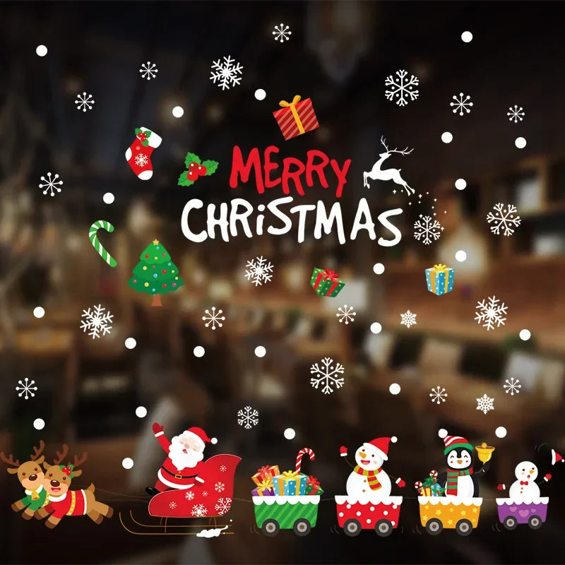 Festive Christmas Window Stickers - Santa & Friends - Image 21