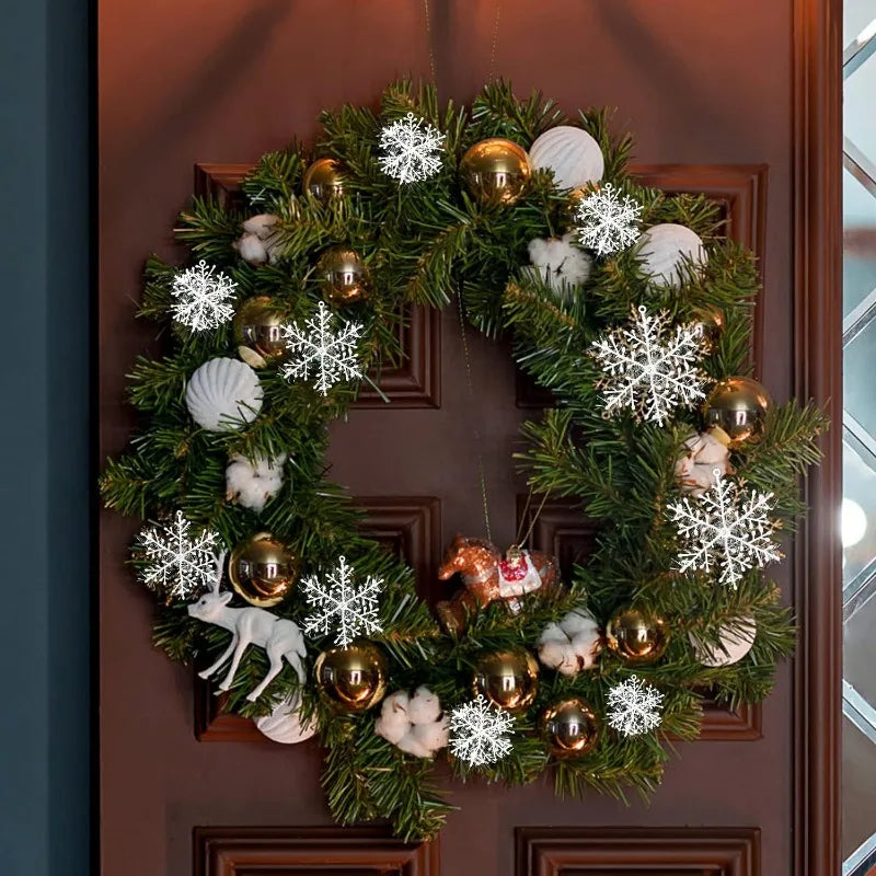 30 Christmas Snowflake Ornaments for Festive Decor - Image 5