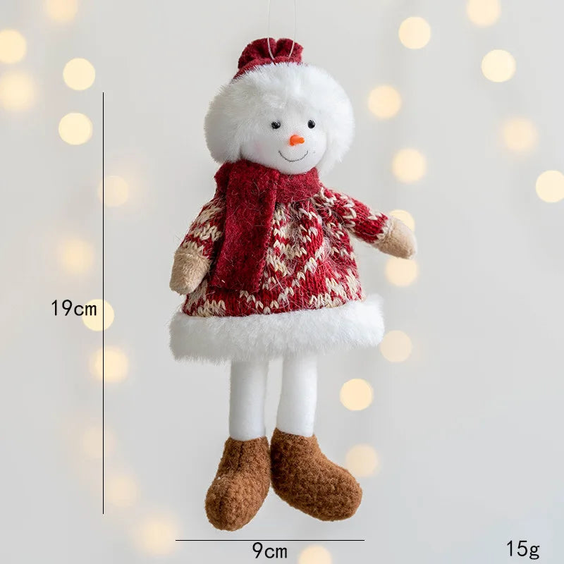 Charming Plush Angel Ornament for Christmas Decor - Image 25
