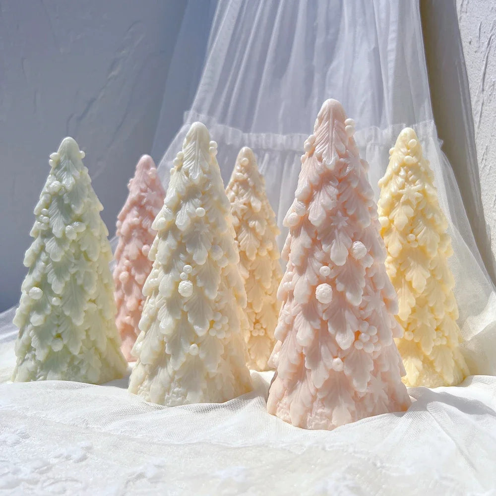 Christmas Tree Silicone Candle Mold for Festive Decor - Image 4
