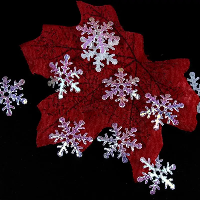 Festive Snowflake Confetti for Holiday Decor - Image 5