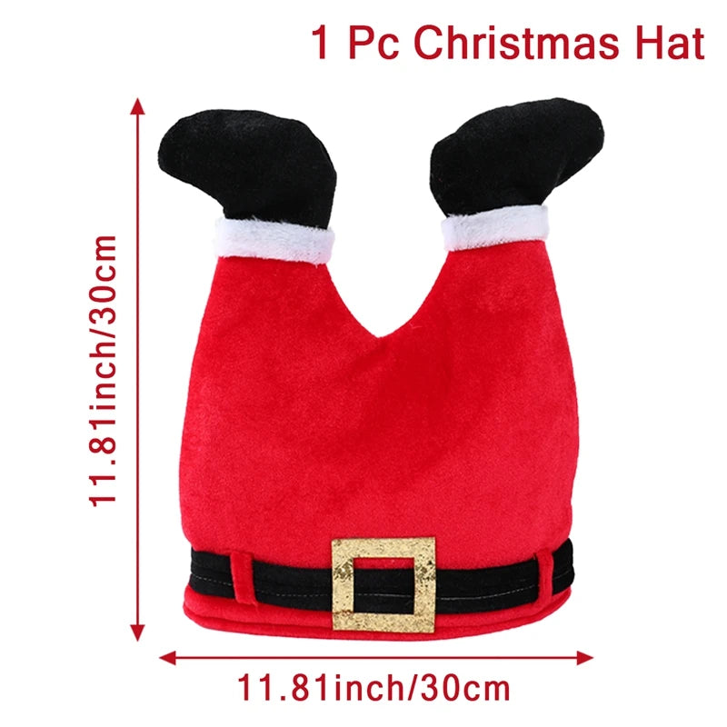 Festive Red Christmas Hats for Joyful Celebrations - Image 4