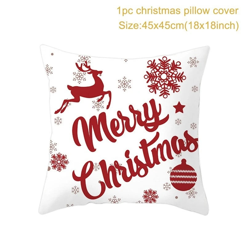 Festive 45cm Christmas Pillowcase Cushion Cover - Image 45