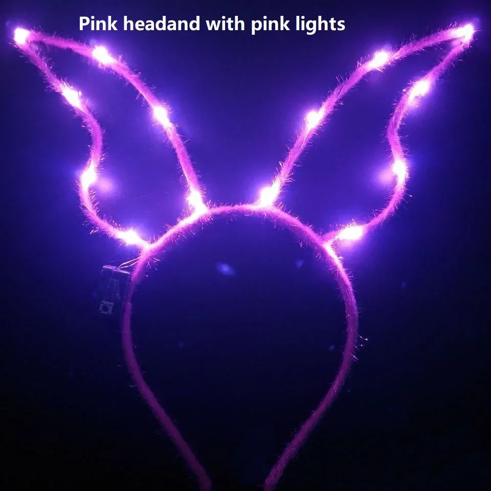 Festive LED Flashing Holiday Headband - Party Accessory - Image 4