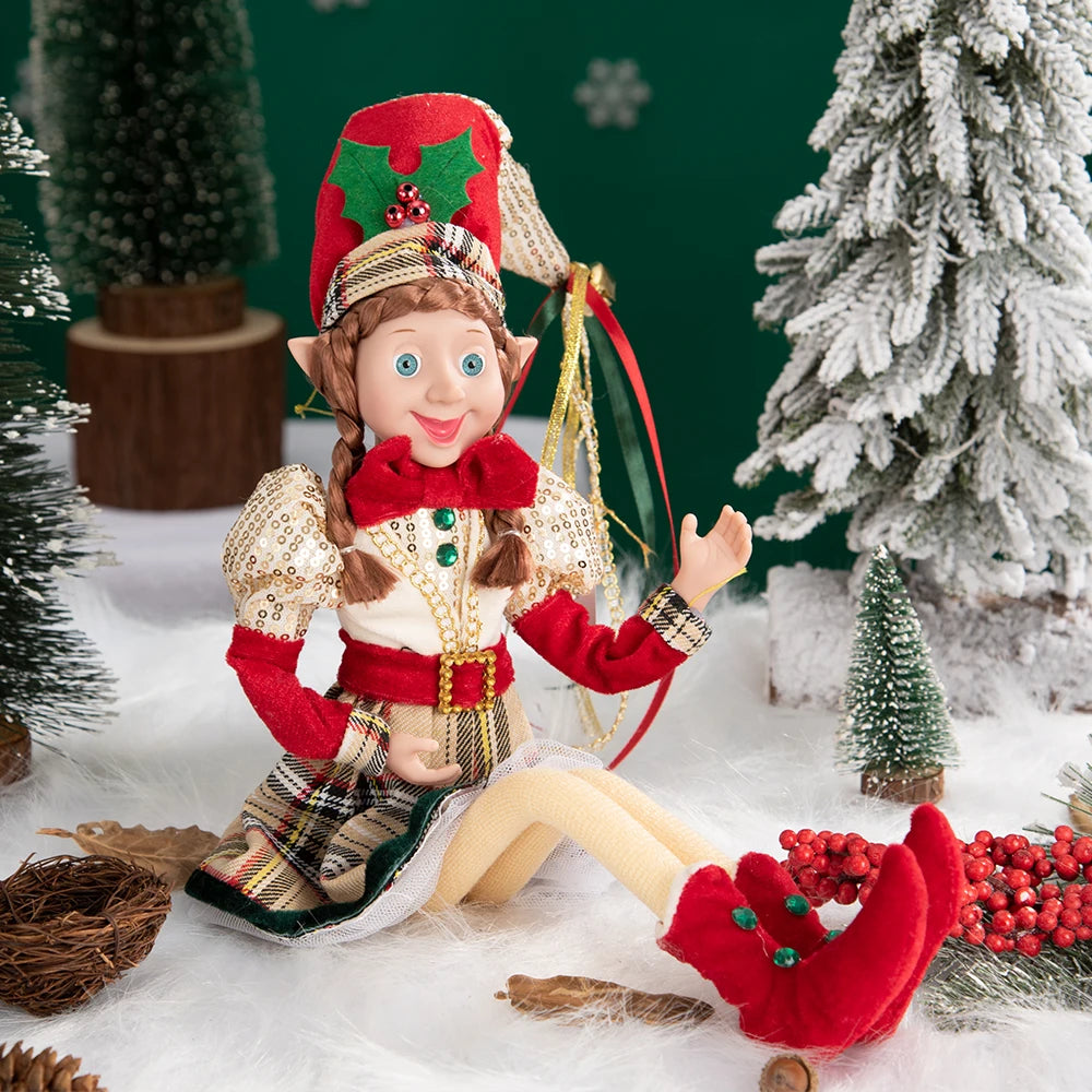 Festive Handmade Plush Elf Dolls - Perfect Gift! - Image 22
