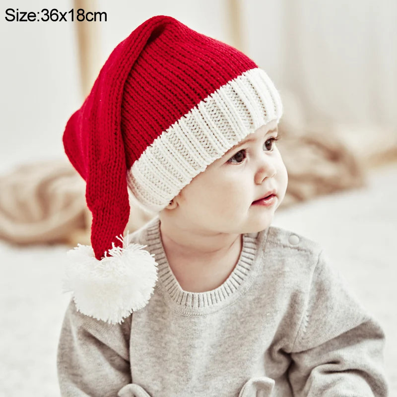Cozy Pompom Christmas Beanie for Kids & Adults - Image 4