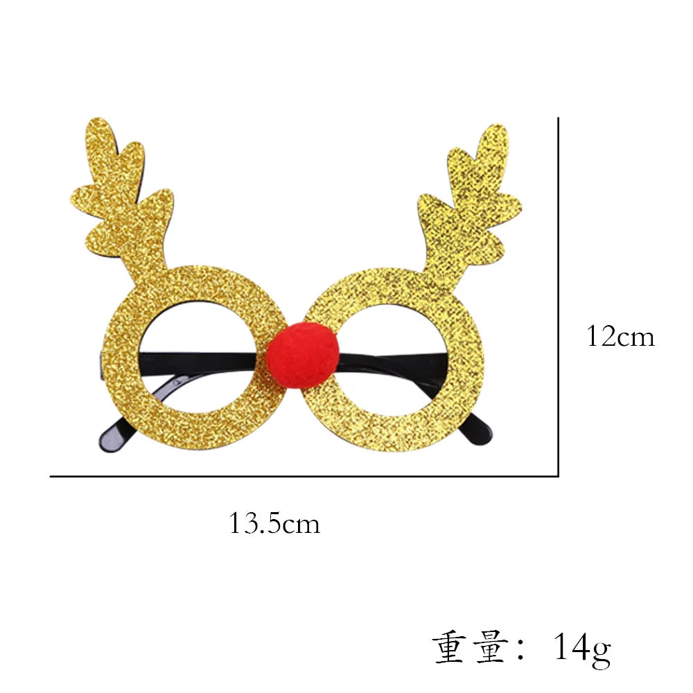 Festive Christmas Glasses for Kids' Party Fun - Image 43