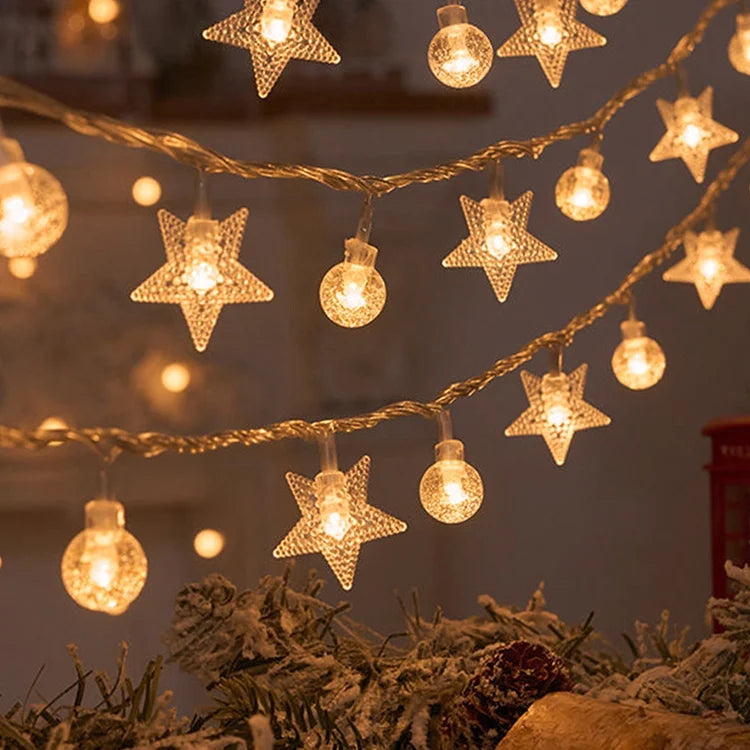 Enchanting Snowflake LED String Lights for Christmas - Image 16