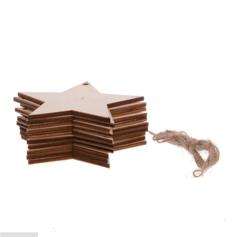 10 Wooden Christmas Tree Blanks for DIY Decor - Image 10