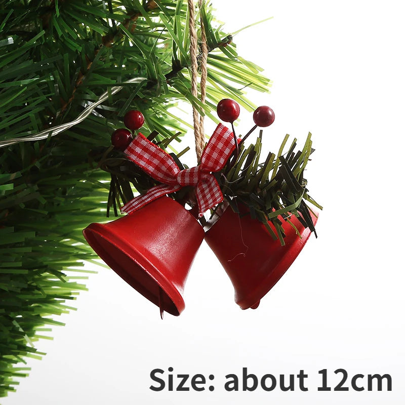 4PCS Gold Christmas Bells for Festive Decor - Image 2