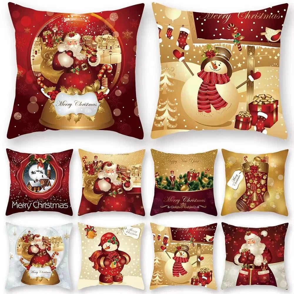 Festive 45cm Christmas Pillowcase Cushion Cover - Image 7