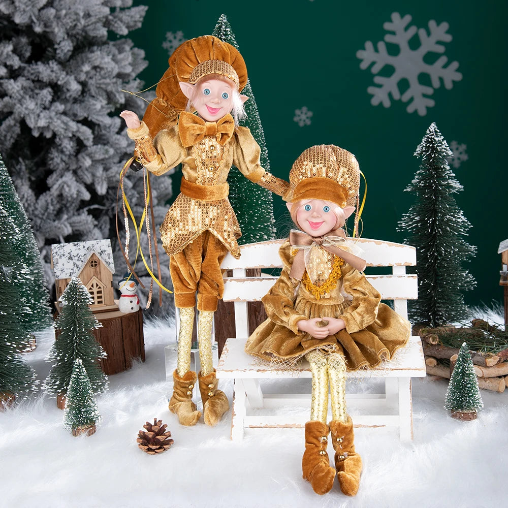 Festive Handmade Plush Elf Dolls - Perfect Gift! - Image 48