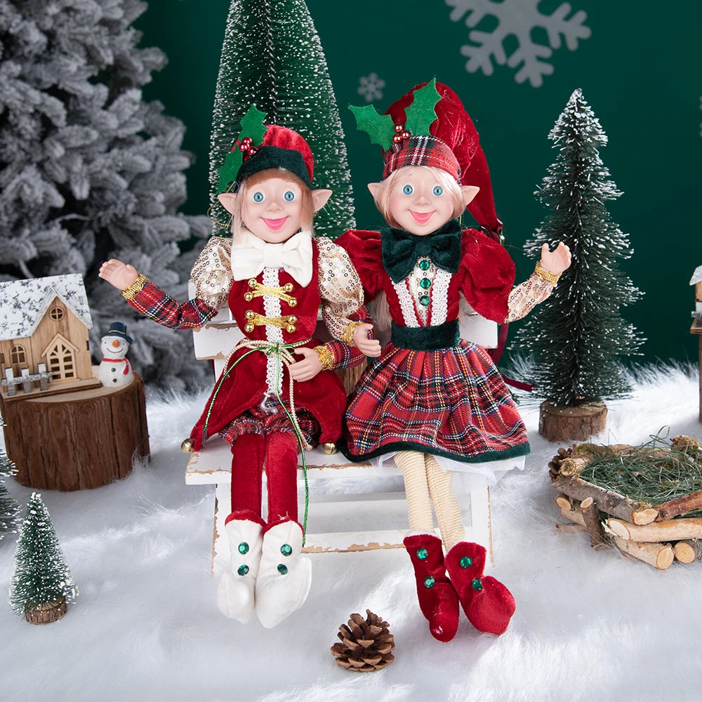 Festive Handmade Plush Elf Dolls - Perfect Gift! - Image 43