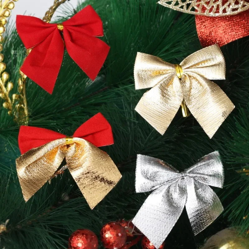 12/36 Pcs Mini Christmas Bows for Festive Decor - Image 5