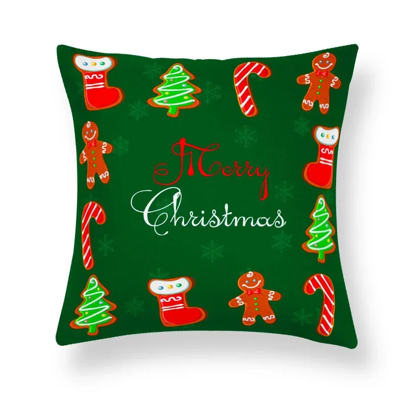 Festive Green Flower Ring Pillow Cushion - Image 20