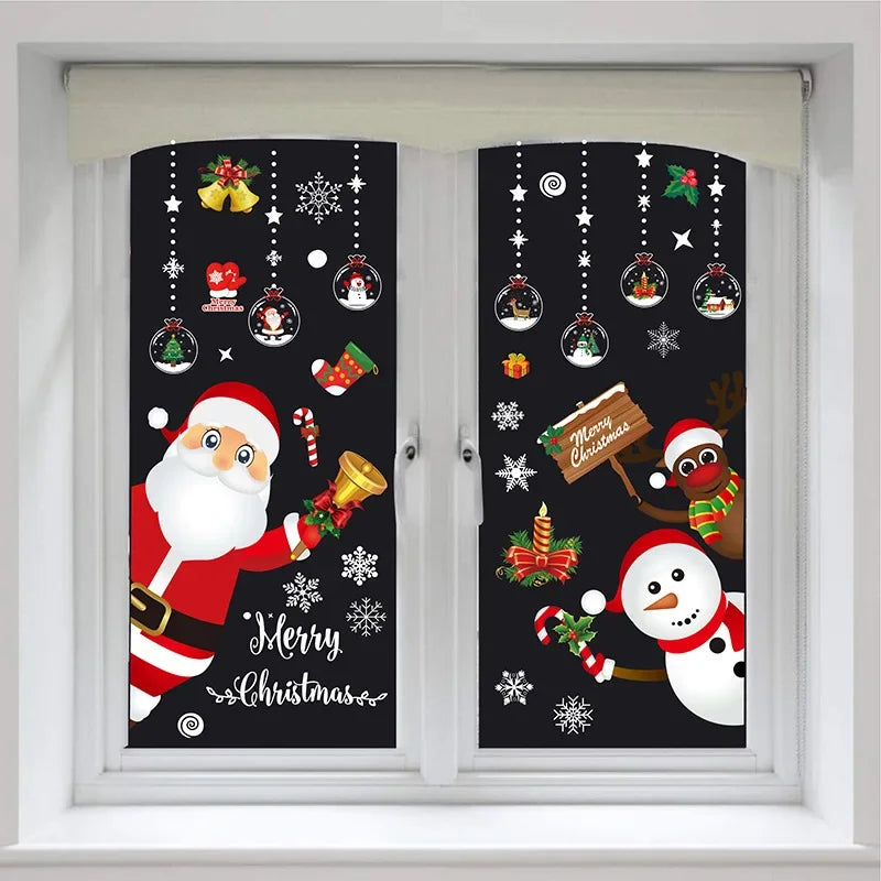 Festive Snowflake Window Decals for Christmas Cheer - Image 28