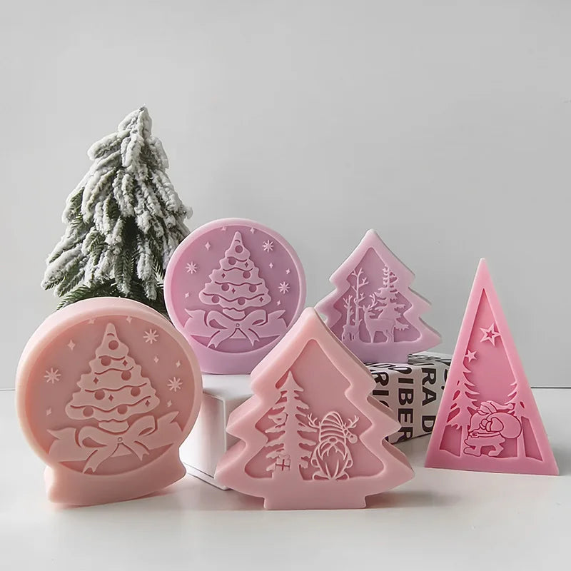 DIY Christmas Tree Crystal Ball Silicone Mold