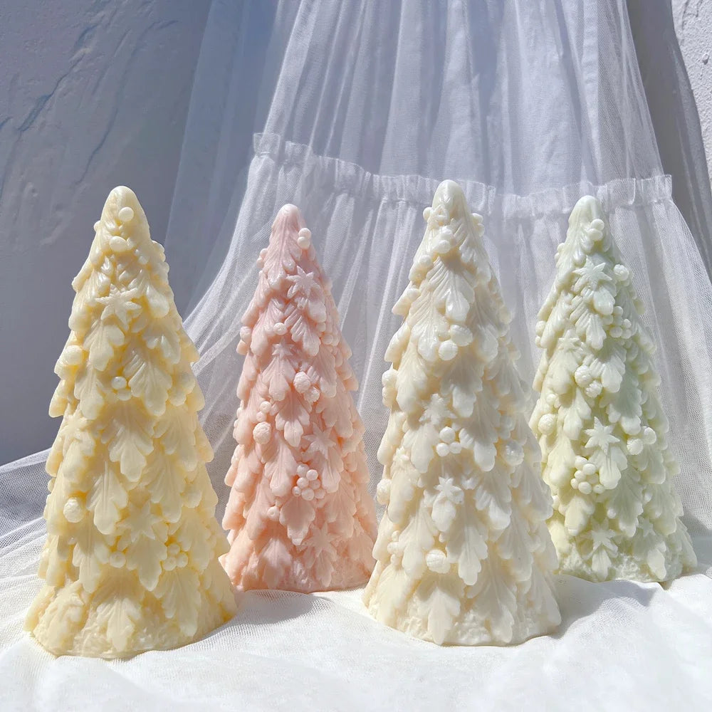 Christmas Tree Silicone Candle Mold for Festive Decor - Image 11