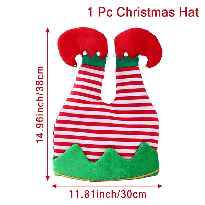 Festive Red Christmas Hats for Joyful Celebrations - Image 2