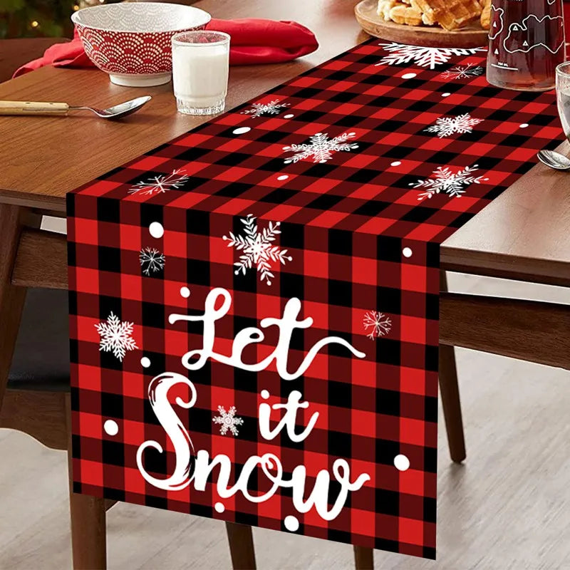 Festive Christmas Table Runner for Holiday Decor - Image 63