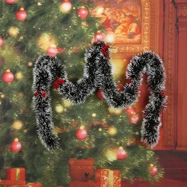 Christmas Green Ribbon Garland for DIY Decorations - Image 16