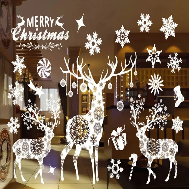 Charming Christmas Window Stickers for Holiday Decor - Image 15