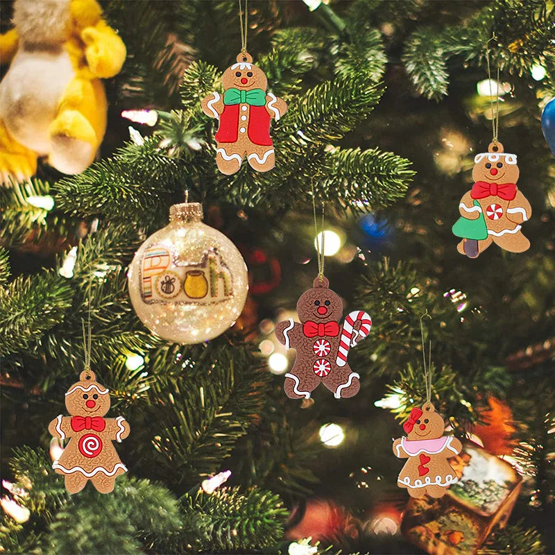 Charming Gingerbread Man Tree Ornaments - Festive Decor - Image 26