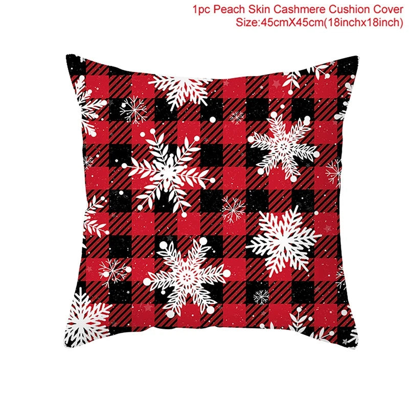 Festive 45cm Christmas Pillowcase Cushion Cover - Image 48
