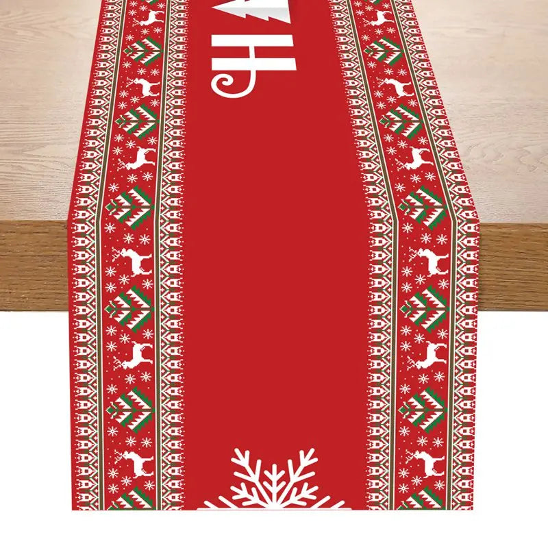 Festive Christmas Table Runner for Holiday Decor - Image 54