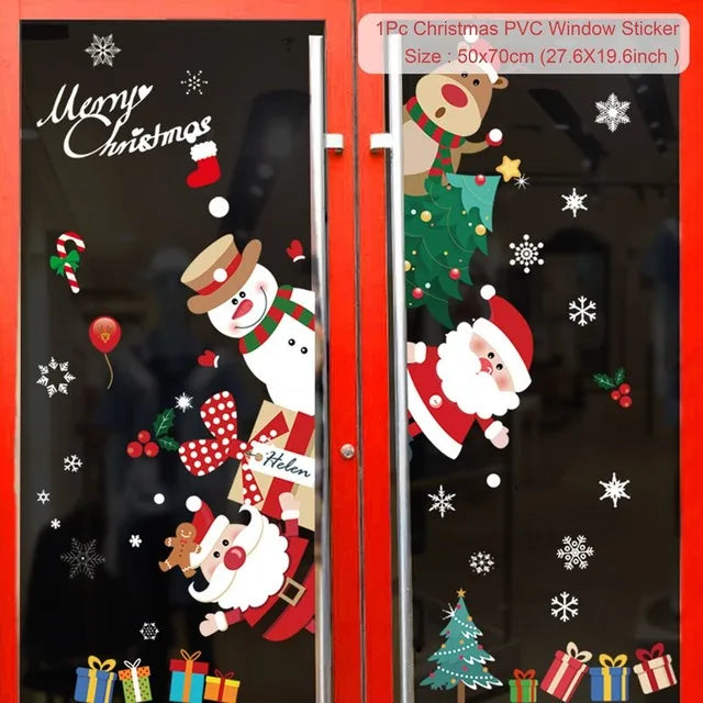 Festive Christmas Wall and Window Stickers - Image 23