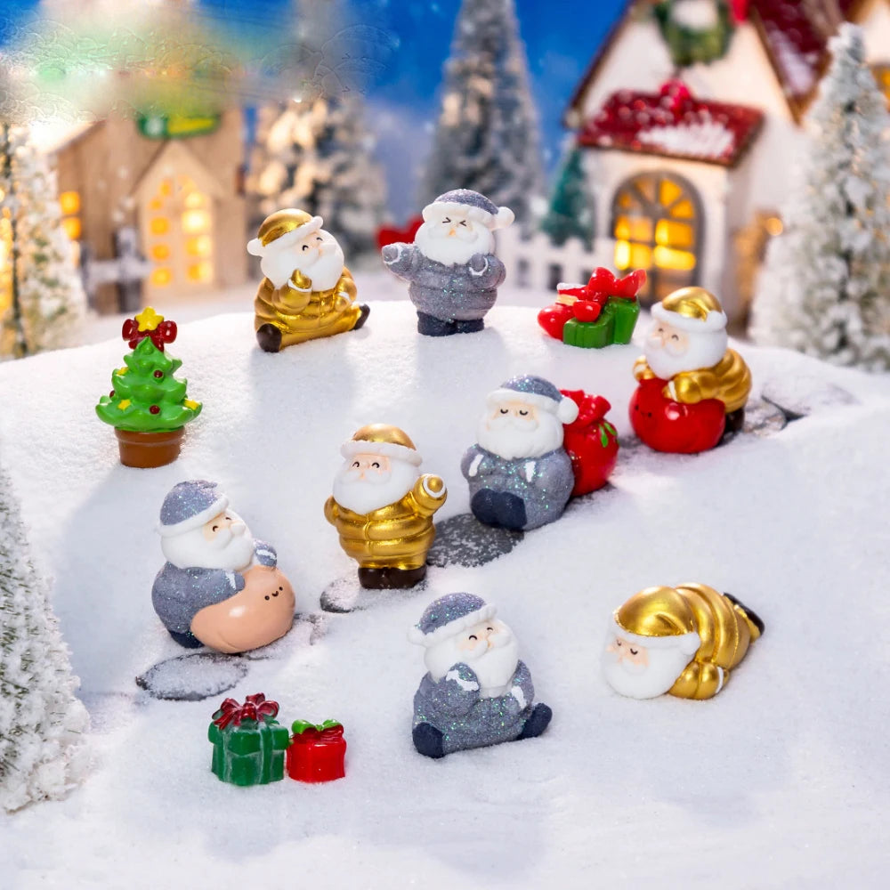 Charming Christmas Miniature Figurines for Festive Decor - Image 31