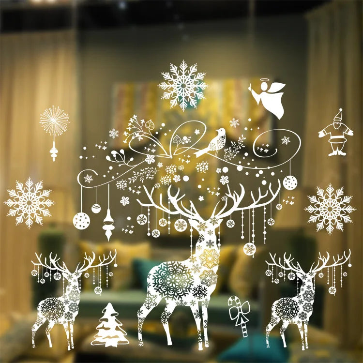 Festive Christmas Window Stickers - Santa & Friends - Image 28