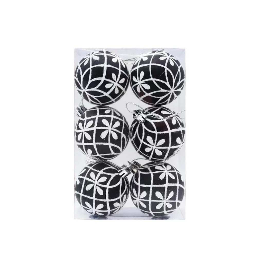 6PCS Christmas Sequin Ball Ornaments for Festive Decor - Image 10