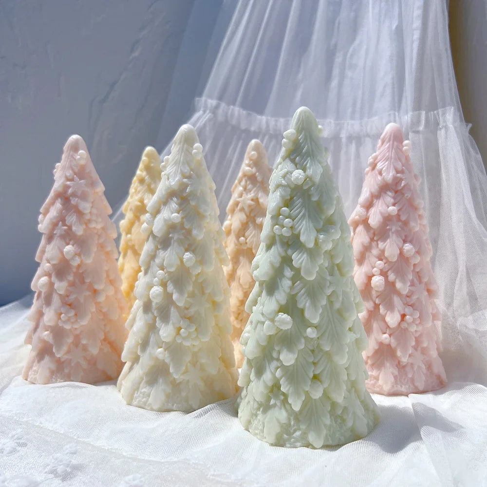 Christmas Tree Silicone Candle Mold for Festive Decor - Image 15