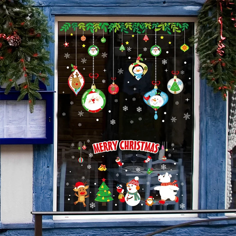 Festive Christmas Wall and Window Stickers - Image 53