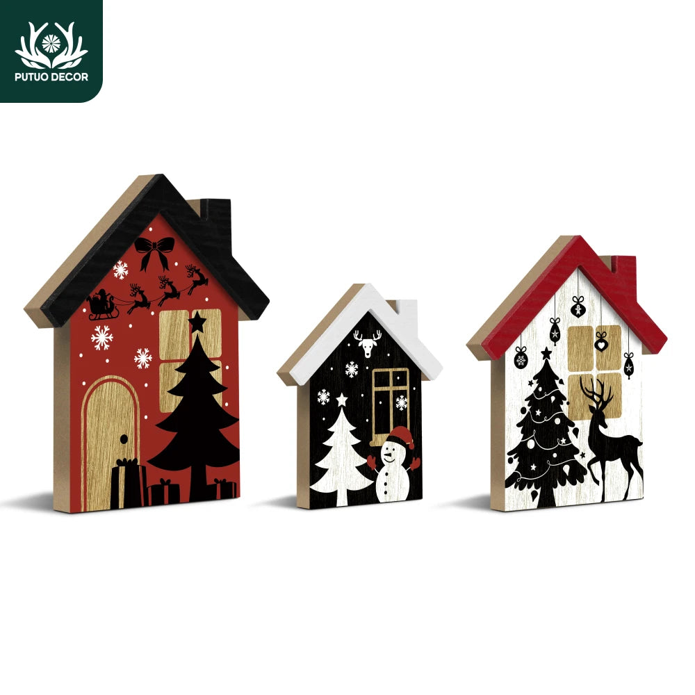 Charming 3-Piece Christmas Tabletop Décor Set