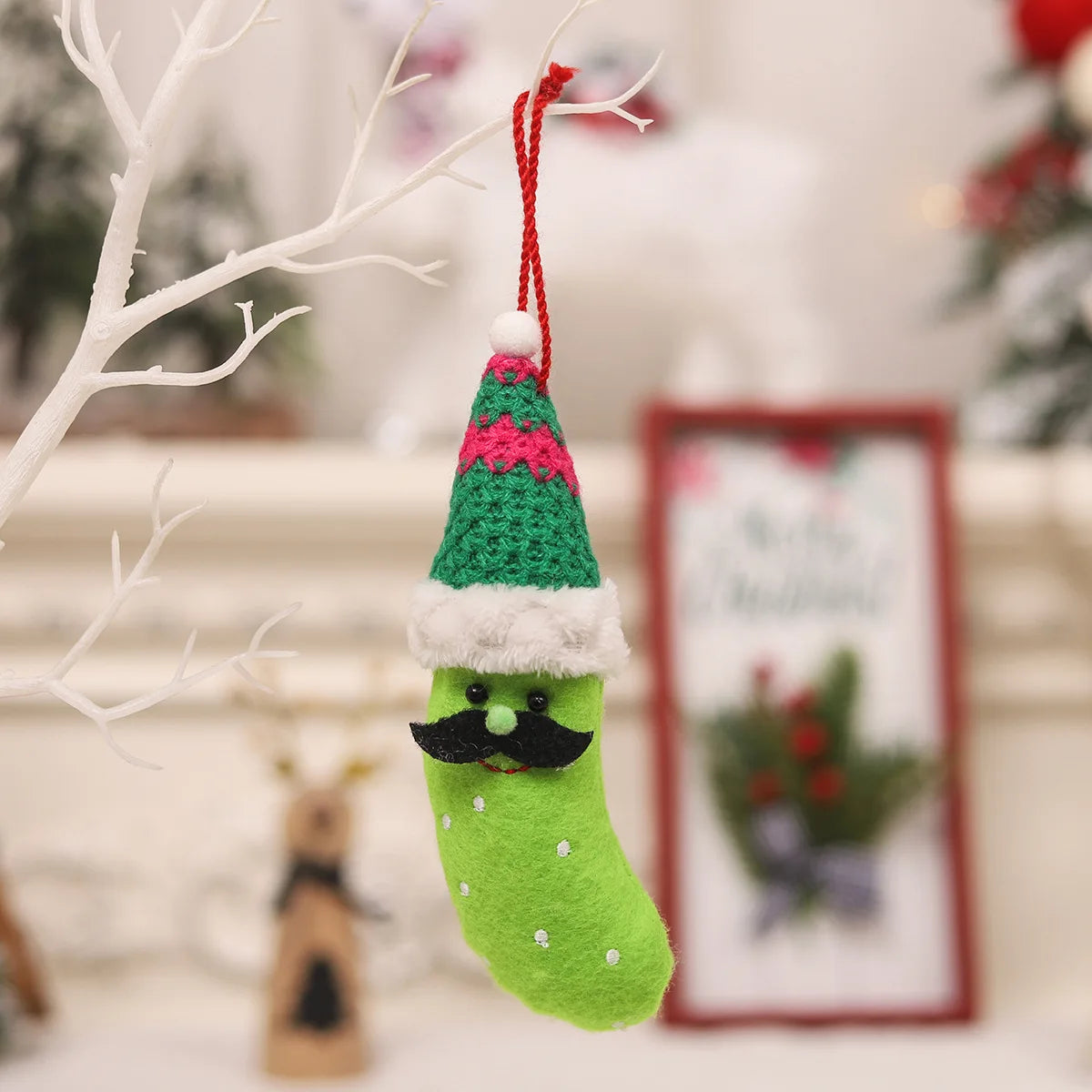 Adorable Green Banana Christmas Tree Ornaments - Image 8