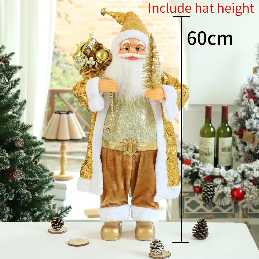 60cm Festive Santa Claus Christmas Window Decor - Image 25