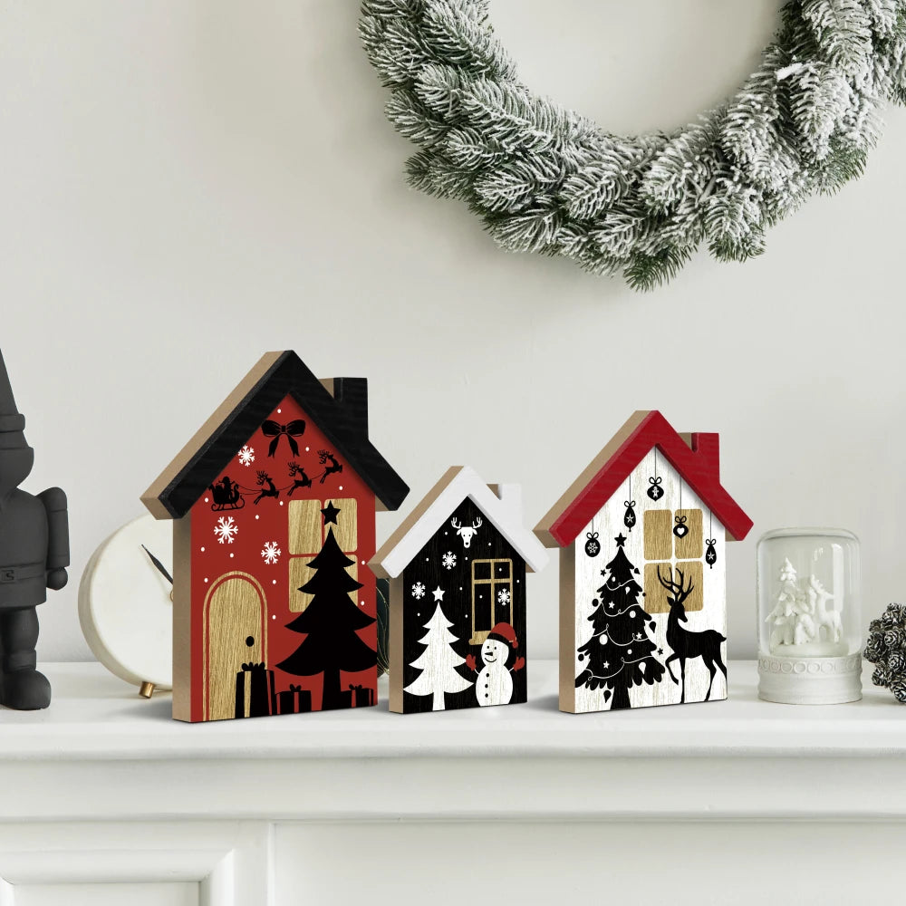 Charming 3-Piece Christmas Tabletop Décor Set - Image 5