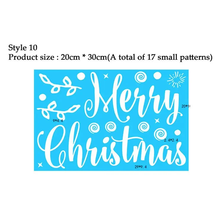 Festive Snowflake Window Decals for Christmas Cheer - Image 22