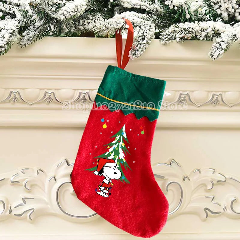 Adorable Cartoon Christmas Stockings for Kids - Image 7